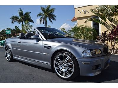 M3 florida convertible smg 19 inch wheels harmon kardon xenon low reserve 91k