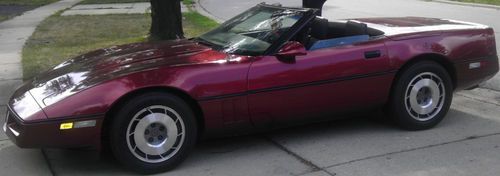 1987 chevrolet corvette base convertible 2-door