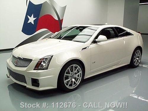 2012 cadillac cts v supercharged sunroof navigation 8k texas direct auto