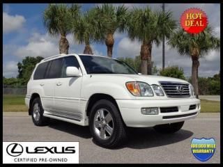 Lexus certified 2007 lx 470 navigation/mark levinson only 45k miles! +0.9% apr