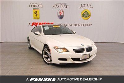 2010 bmw m6 coupe~heads-up~park distance~carbon int~htd seats~sport~like 2011