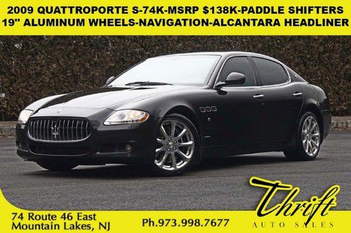 09 quattroporte s-74k-msrp $138k-19 alum wheels-navigation-alcantara headliner