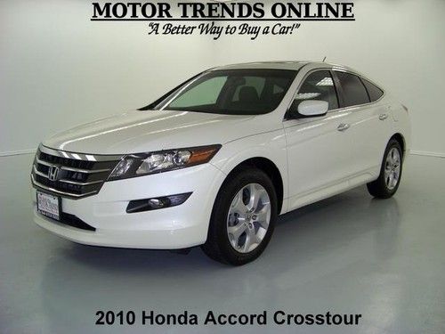 Exl ex-l sunroof v6 leather htd seats media usb 2010 honda accord crosstour 41k