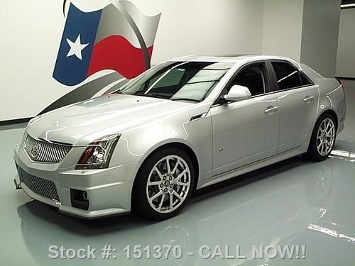 2011 cadillac cts-v sedan supercharged pano sunroof nav texas direct auto