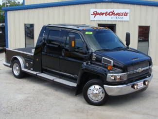 2009 chevy c4500 kodiak crew cab hauler laredo custom truck diesel 2wd b&amp;w hitch