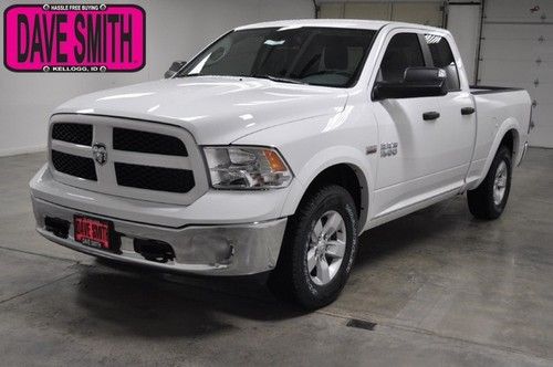 2013 new white dodge outdoorsman quad 4wd hemi heated seats rearcam cloth!!!