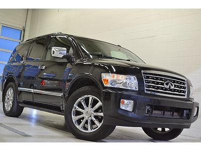 08 infiniti qx23 4wd 98k financing fully loaded dvd nav camera moonroof 3rd row