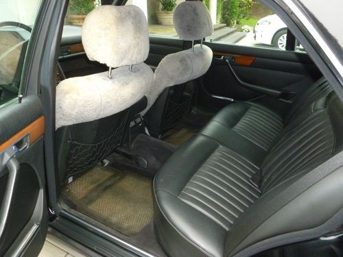 1987 Mercedes 300 SDL Turbo, 46k miles, black, automatic, excellent condition, US $19,500.00, image 5