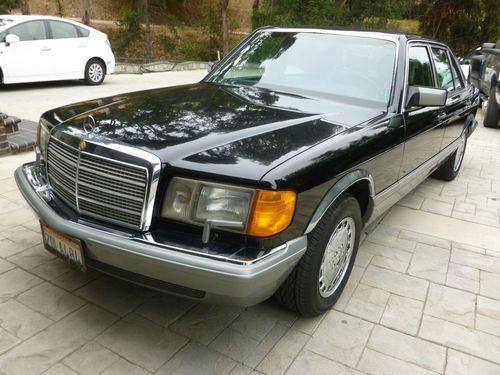 1987 Mercedes 300 SDL Turbo, 46k miles, black, automatic, excellent condition, US $19,500.00, image 10
