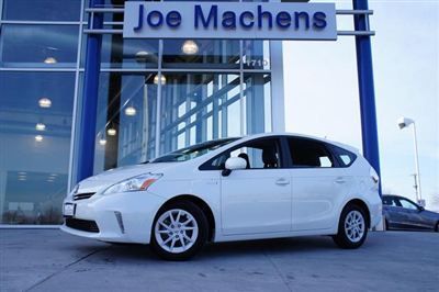 5dr wgn five toyota prius v five low miles hatchback cvt 4 cyl white