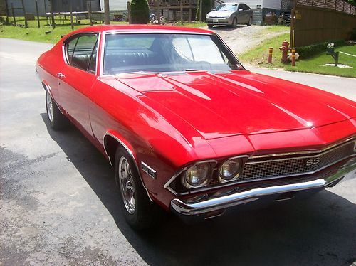 1968 chevelle ss big block 4-speed red ground up restoration