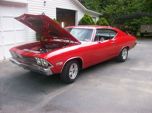 1968 chevelle ss big block 4-speed red ground up restoration, US $24,000.00, image 3
