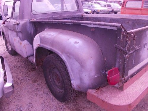 1962 FORD F-100  SHORTBED  STEPSIDE  ,I  BELIEVE IT  ORIGINALLY HAD V8  ,, image 6