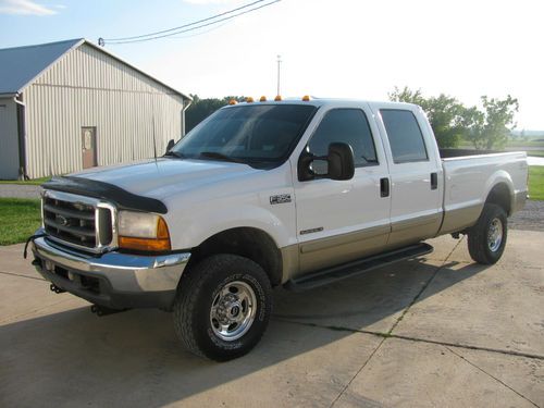 2001 ford f350 4x4 7.3 powerstroke diesel 4door long bed larriet no reserve !!!!