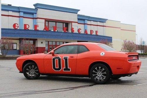 Orange hemi general lee we finance blk whls 8000 miles a/t a/c leather