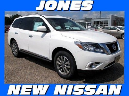 New 2013 nissan pathfinder 2wd sl premium package - moonlight white