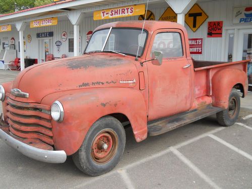 1949 chevy pickup truck 3600 model runs and drives original