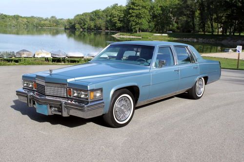 1979 cadillac fleetwood brougham d'elegance 85k miles very clean no reserve!