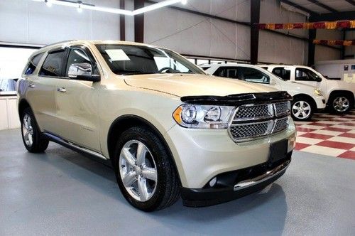 2011 dodge durango 2wd 4dr citadel nav cam dvd leather loaded warranty