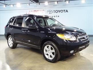 2009 black santa fe! leather sun roof heated an cooled seats