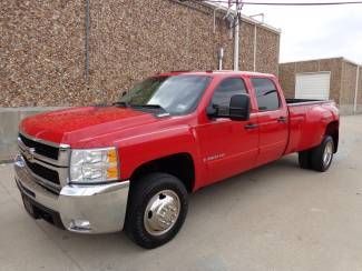 2008 chevrolet silverado 3500 lt crew cab dually duramax diesel-4x4-carfax ready