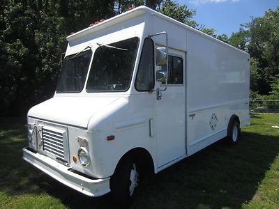 E350 duel wheels aluminum bread-truck automatic box work van storage no reserve