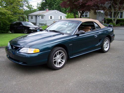 1997 Ford Mustang GT 4.6l Sohc v-8 Convertible Automatic Leather 17 Rims Mach, US $4,495.00, image 2