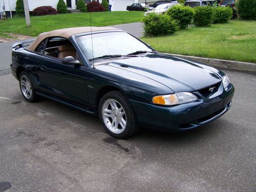 1997 Ford Mustang GT 4.6l Sohc v-8 Convertible Automatic Leather 17 Rims Mach, US $4,495.00, image 4