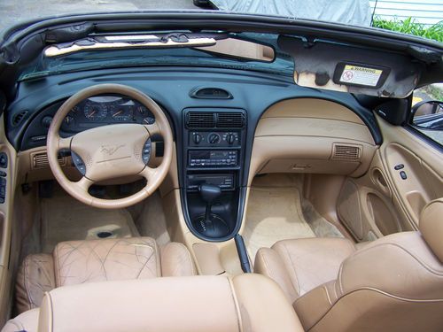 1997 Ford Mustang GT 4.6l Sohc v-8 Convertible Automatic Leather 17 Rims Mach, US $4,495.00, image 9