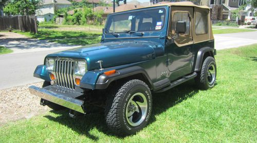 1995 jeep wrangler yj se sport, 4.0l, 5-speed manual, 4x4