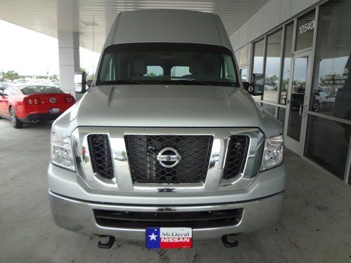 2013 nissan nv3500 v8  silver  loaded up with tech/tow  sv  highroof