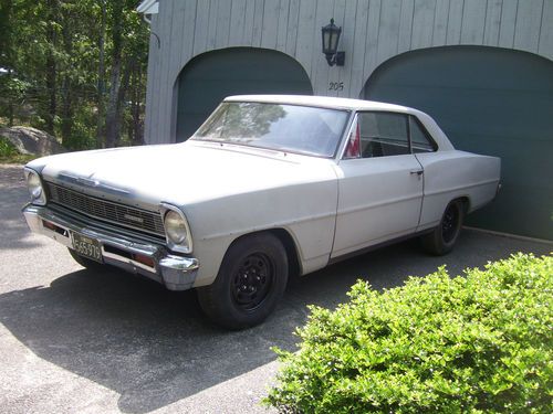 1966 nova ,hardtop,355 motor, 350 trans, buckets ,nos quarter   great project !,