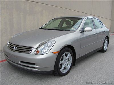 2004 infiniti g35 sedan desert platinum metallic leather low miles!!!