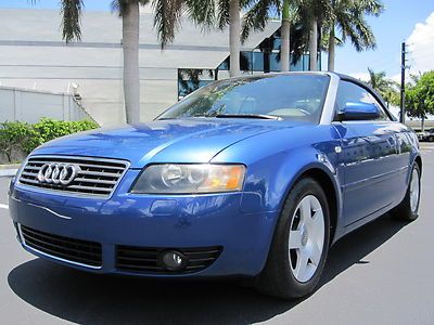 FLORIDA SUPER LOW 49K A4 1.8L TURBO CABRIOLET LEATHER HEATED EXTRA CLEAN!, US $10,850.00, image 3
