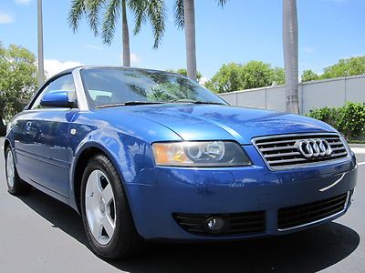 FLORIDA SUPER LOW 49K A4 1.8L TURBO CABRIOLET LEATHER HEATED EXTRA CLEAN!, US $10,850.00, image 4