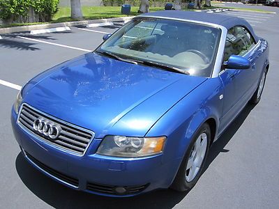 FLORIDA SUPER LOW 49K A4 1.8L TURBO CABRIOLET LEATHER HEATED EXTRA CLEAN!, US $10,850.00, image 5