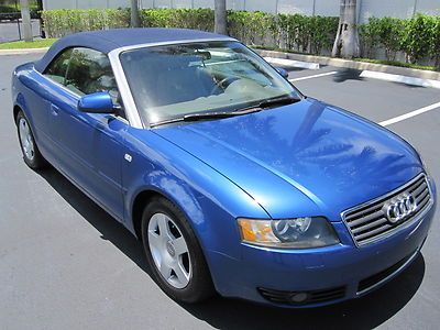 FLORIDA SUPER LOW 49K A4 1.8L TURBO CABRIOLET LEATHER HEATED EXTRA CLEAN!, US $10,850.00, image 6