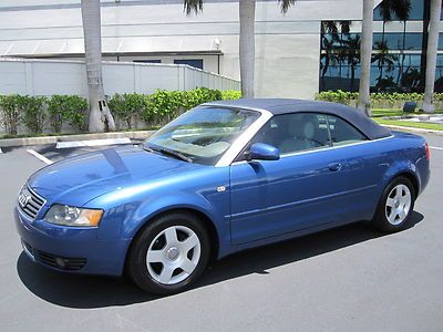 FLORIDA SUPER LOW 49K A4 1.8L TURBO CABRIOLET LEATHER HEATED EXTRA CLEAN!, US $10,850.00, image 11