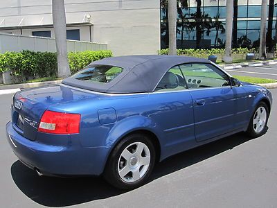 FLORIDA SUPER LOW 49K A4 1.8L TURBO CABRIOLET LEATHER HEATED EXTRA CLEAN!, US $10,850.00, image 14