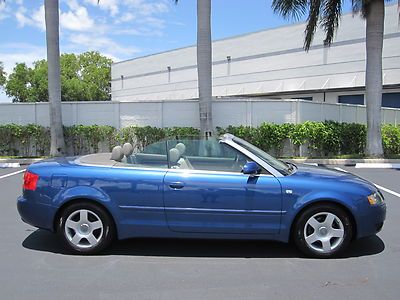 FLORIDA SUPER LOW 49K A4 1.8L TURBO CABRIOLET LEATHER HEATED EXTRA CLEAN!, US $10,850.00, image 18