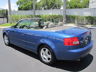 FLORIDA SUPER LOW 49K A4 1.8L TURBO CABRIOLET LEATHER HEATED EXTRA CLEAN!, US $10,850.00, image 19