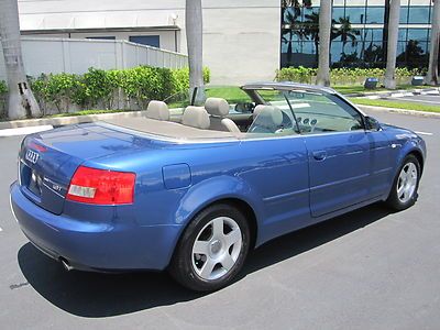 FLORIDA SUPER LOW 49K A4 1.8L TURBO CABRIOLET LEATHER HEATED EXTRA CLEAN!, US $10,850.00, image 20