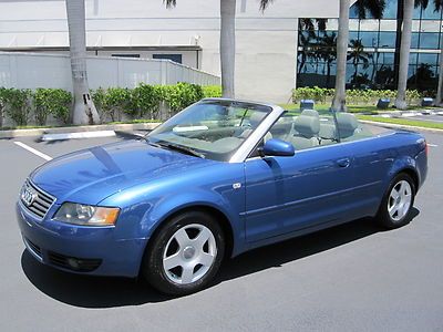 FLORIDA SUPER LOW 49K A4 1.8L TURBO CABRIOLET LEATHER HEATED EXTRA CLEAN!, US $10,850.00, image 21
