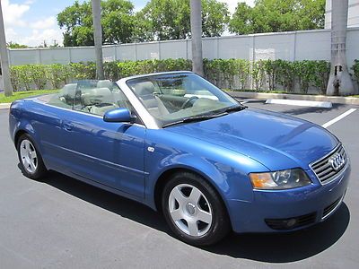 FLORIDA SUPER LOW 49K A4 1.8L TURBO CABRIOLET LEATHER HEATED EXTRA CLEAN!, US $10,850.00, image 22