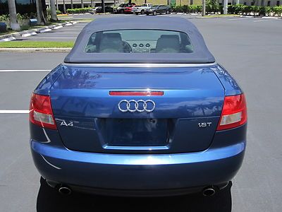 FLORIDA SUPER LOW 49K A4 1.8L TURBO CABRIOLET LEATHER HEATED EXTRA CLEAN!, US $10,850.00, image 24