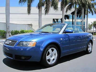 FLORIDA SUPER LOW 49K A4 1.8L TURBO CABRIOLET LEATHER HEATED EXTRA CLEAN!, US $10,850.00, image 63