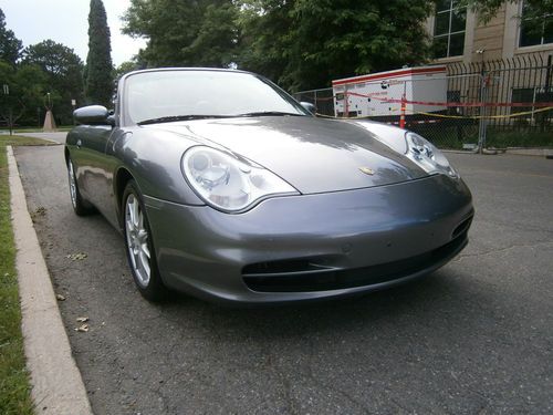 2002 porsche 911 2dr cabriolet carrera 6spd man convertible
