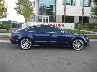 2013 audi s7! blue over black bang and olufsen sound system loaded!!!!