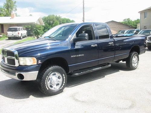 03 dodge ram 2500 slt 4wd crew longbox cummins turbo diesel 5 speed texas truck