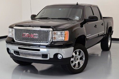 12 sierra crew cab slt z71 denali grille power boards toyo tires 4x4!